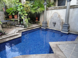 swimming pool in honeymoon suite Villa Caletas hotel