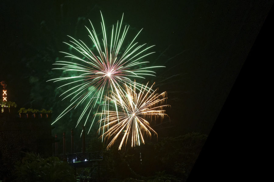 Fireworks at Villa Caletas