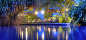 infinity pool at Villa Caletas
